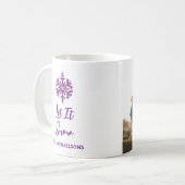 Mug Laisser neiger Flèche-neige pourpre (Devant gauche)