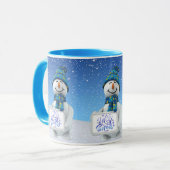Mug Laisser neiger la Musique de Noël (Devant gauche)