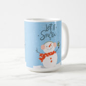 Mug Laisser neiger Noël (Devant droit)