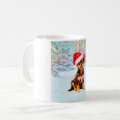 Mug Laisser neiger Noël Chihuahua Chig (Devant gauche)
