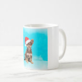 Mug Laisser neiger Noël Chihuahua Chig porter le Casqu (Devant droit)