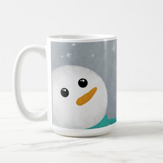 Mug Laisser neiger Snowman (Gauche)