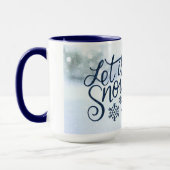 Mug Laisser neiger Snowman Grosse Musique (Gauche)