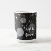 Mug Laisser neiger sur un Arrière - plan neigeux (Centre)