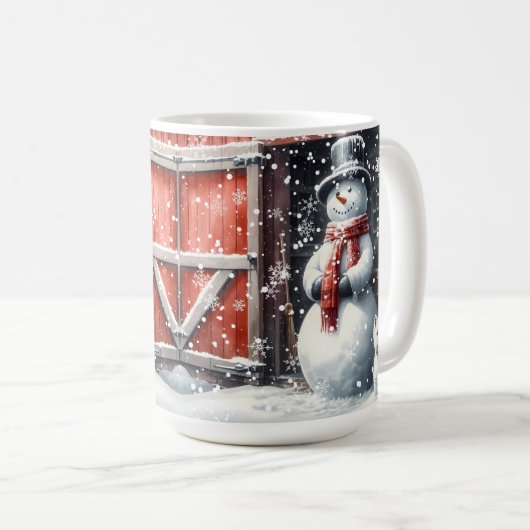 Mug Laisser neiger V (Devant droit)