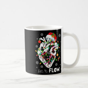 Mug Laisser Noël Flowing Anatomie Santa Cœur Partie Ca