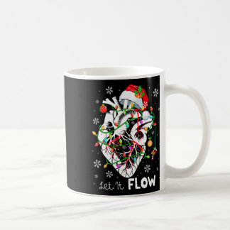 Mug Laisser Noël Flowing Anatomie Santa Cœur Partie Ca