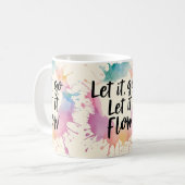 Mug Laisser passer le flux - Conception des devis de g (Devant gauche)