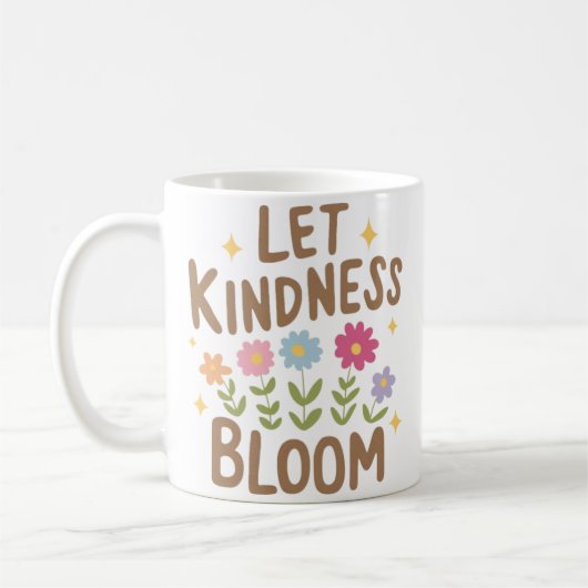Mug Laissez fleurir la gentillesse (Gauche)