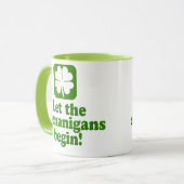 Mug Laissez la malice commencer (Devant gauche)