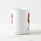 Mug Laissez la traînée derrière (Centre)