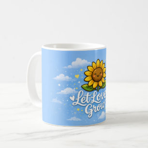 Mug Laissez l'amour grandir - Tournesol
