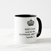 Mug Laissez l'architecte de logiciel le manipuler (Devant droit)