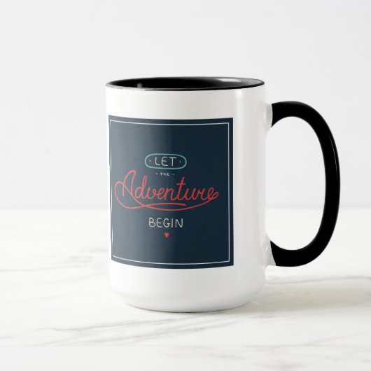 Mug Laissez l'aventure commencer (Droite)