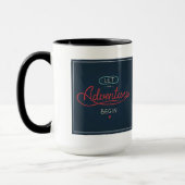 Mug Laissez l'aventure commencer (Gauche)