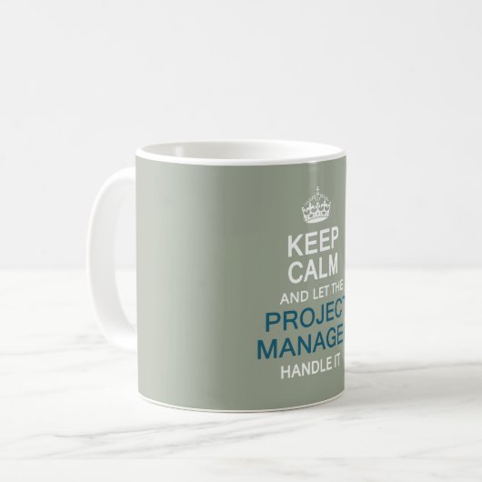 Mug Laissez le chef de projet le manipuler (Devant gauche)