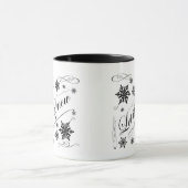 Mug laissez-le neiger morceau de tableau noir (Centre)