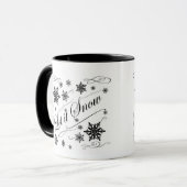 Mug laissez-le neiger morceau de tableau noir (Devant gauche)