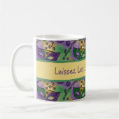 Mug Laissez Les Bon Temps Rouler Mardi Gras Masks (Gauche)