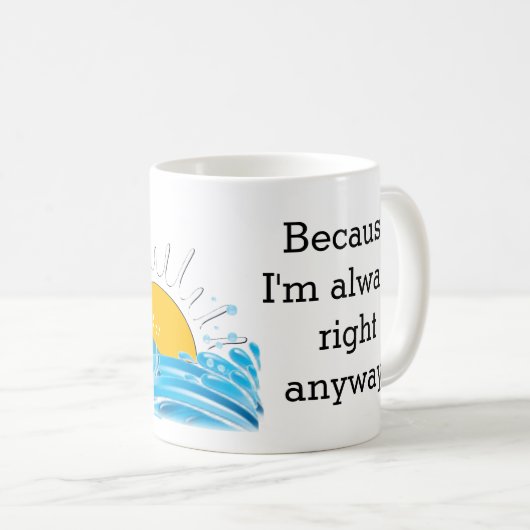 Mug Laissez-Les Bronzer. (Devant droit)