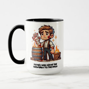 Mug Laissez les feux d'artifice aux pros !