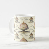 Mug Laissez-les manger des pâtisseries vintages de (Devant gauche)