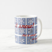 Mug Laissez lui neiger ! (Devant droit)