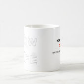 Mug Laissez lui neiger, laissez-le être SÛR (Centre)