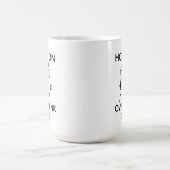 Mug Laissez-Moi Repenser À Cela Citation Drôle de Chat (Centre)