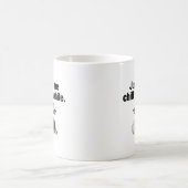 Mug Laissez-moi simplement me détendre un peu. Vache d (Centre)