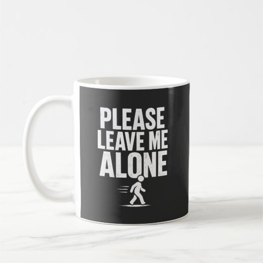 Mug Laissez-moi tranquille (Gauche)