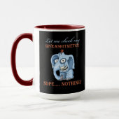 Mug Laissez-moi vérifier mon GiveAShitMeter (Gauche)