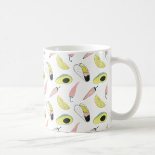 Mug Laissez-nous taco au sujet de cercle d'élément de
