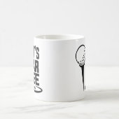 Mug Laissez Par Tee Golf Drôle Personnalisé (Centre)
