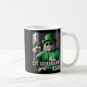 Mug Laissez Shenanigans Commencer Funny Fat Cat St. Pa