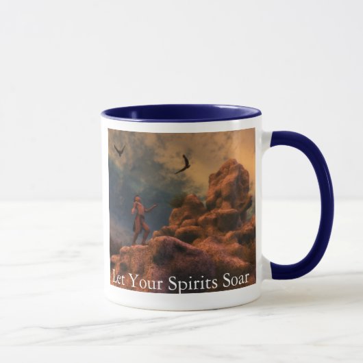 Mug Laissez vos spiritueux monter (Droite)