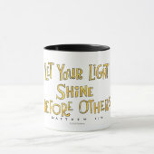 Mug Laissez votre éclat léger (Centre)