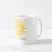 Mug Laissez votre éclat léger (Devant droit)