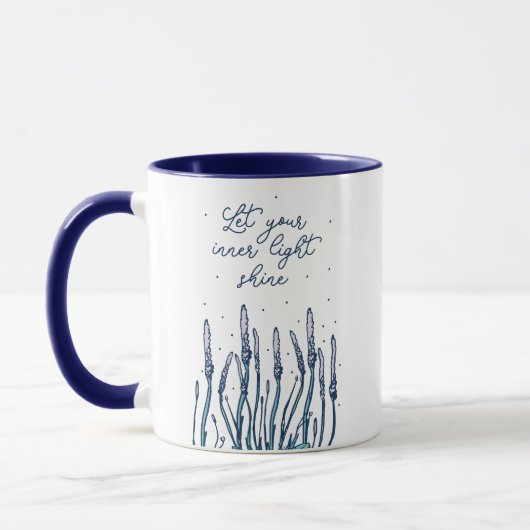 MUG LAISSEZ VOTRE RELIGION INTÉRIEURE LIGHT SHINE FOTH (Gauche)