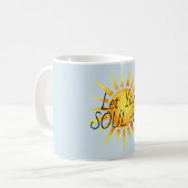Mug Laissez Votre Soul Briller Inspirationnel (Devant gauche)