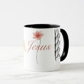 Mug Laissons Dieu Chrétienté Foi Bible Jésus (Devant droit)