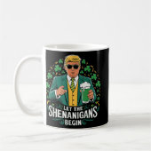 Mug Laissons les Shenanigans commencer une drôle de St (Gauche)