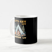 Mug Laissons-nous ! Feu De Campement. Citations de cam (Devant gauche)