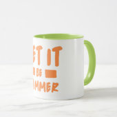 Mug laissons-nous passer l'été (Devant droit)