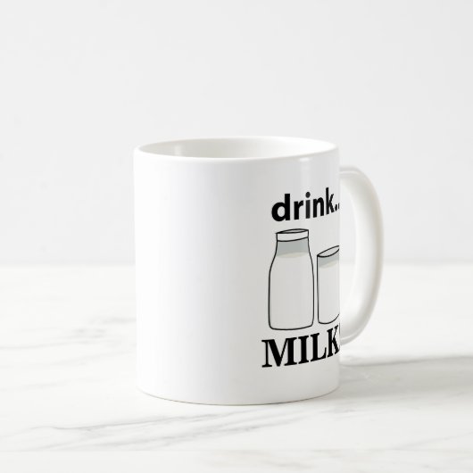 Mug Lait Boire Lait (Devant droit)
