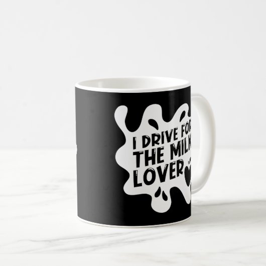 Mug Lait Coeur Vache Ferme Agricole Agriculture Lait L (Devant droit)
