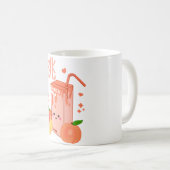 Mug Lait de pêche Kawaii (Devant droit)