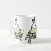 Mug Lait de poule dans un bol à punch en forme de sapi (Devant gauche)