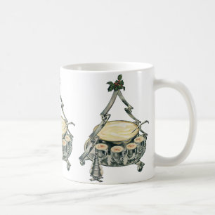 Mug Lait de poule dans un bol à punch en forme de sapi