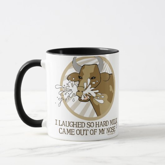 Mug Lait de vache mon nez (Gauche)